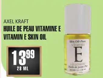 Marches Tau HUILE DE PEAU VITAMINE E AXE KRAFT offer