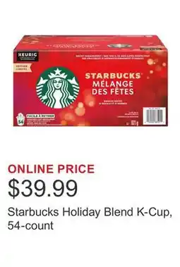 Costco Starbucks Holiday Blend K-Cup, 54-count offer