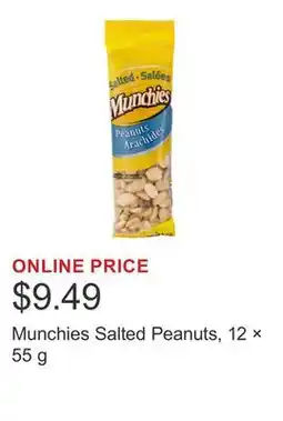 Costco Munchies Salted Peanuts, 12 × 55 g offer