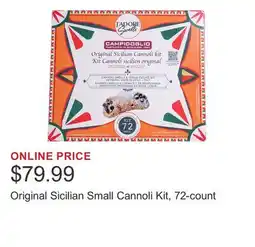 Costco Original Sicilian Small Cannoli Kit, 72-count offer