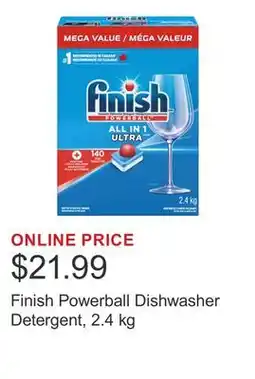 Costco Finish Powerball Dishwasher Detergent, 2.4 kg offer