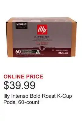 Costco Illy Intenso Bold Roast K-Cup Pods, 60-count offer