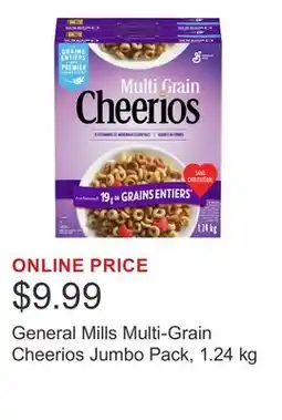 Costco General Mills Multi-Grain Cheerios Jumbo Pack, 1.24 kg offer