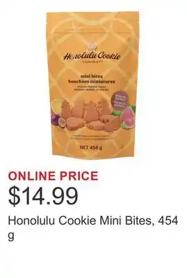 Costco Honolulu Cookie Mini Bites, 454 g offer