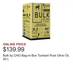 Costco Bulk by CHO Bag-in-Box Tunisian Pure Olive Oil, 20 L offer