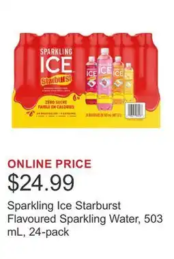 Costco Sparkling Ice Starburst Flavoured Sparkling Water, 503 mL, 24-pack offer