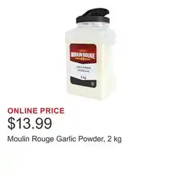 Costco Moulin Rouge Garlic Powder, 2 kg offer