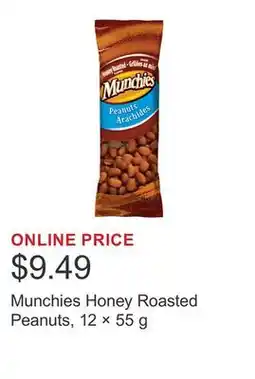 Costco Munchies Honey Roasted Peanuts, 12 × 55 g offer