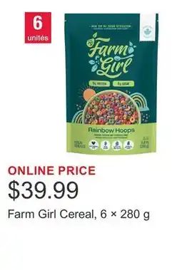 Costco Farm Girl Cereal, 6 × 280 g offer