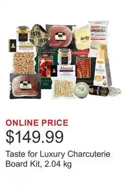Costco Taste for Luxury Charcuterie Board Kit, 2.04 kg offer