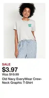 Old Navy Old Navy EveryWear Crew-Neck Graphic T-Shirt offer