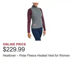 Costco Heatlover – Polar Fleece Heated Vest for Women offer