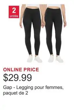 Costco Gap - Legging pour femmes, paquet de 2 offer