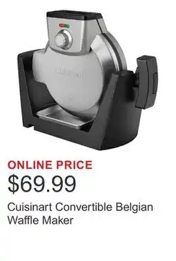 Costco Cuisinart Convertible Belgian Waffle Maker offer