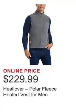 Costco Heatlover – Polar Fleece Heated Vest for Men offer