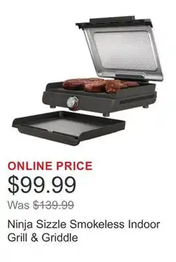 Costco Ninja Sizzle Smokeless Indoor Grill & Griddle offer
