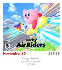GameStop Kirby Air Riders offer