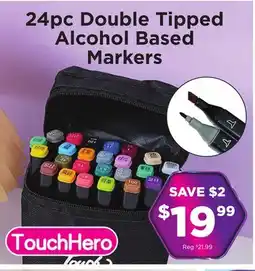 Showcase TouchHero Double Tipped Alcohol Based Markers offer