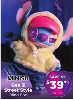 Showcase Miniso Stitch Gen Z Street Style offer
