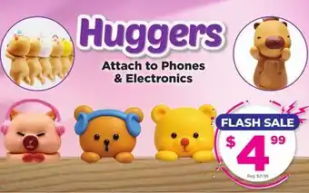 Showcase Huggers Attach to Phones & Electronics offer