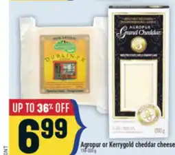 Marché Adonis Agropur or Kerrygold cheddar cheese offer