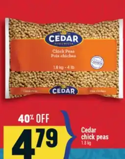 Marché Adonis Cedar chick peas offer