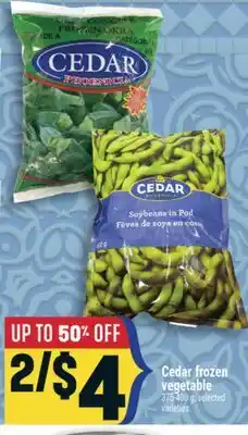 Marché Adonis Cedar frozen vegetable offer