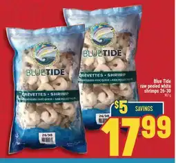 Marché Adonis Blue Tide raw peeled white shrimps 26-30 offer
