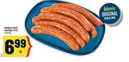 Marché Adonis Merguez beef sausage offer