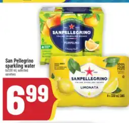 Marché Adonis San Pellegrino sparkling water offer