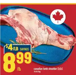 Marché Adonis CANADIAN LAMB SHOULDER offer