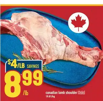 Marché Adonis CANADIAN LAMB SHOULDER offer