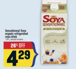 Marché Adonis Sensationnal Soya organic refrigerated soya drink offer