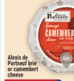 Marché Adonis Alexis de Portneuf brie or camembert cheese offer