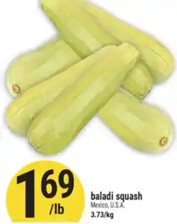 Marché Adonis baladi squash offer