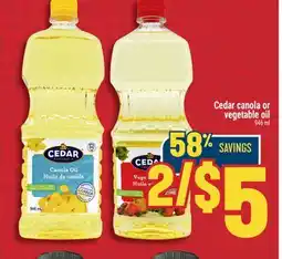 Marché Adonis Cedar canola or vegetable oil offer