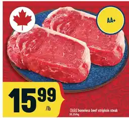 Marché Adonis Boneless beef striploin steak offer
