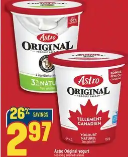 Marché Adonis Astro Original yogurt offer