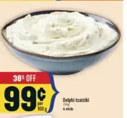 Marché Adonis Delphi tzatziki offer