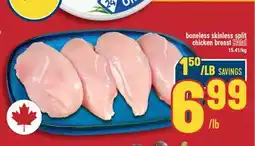 Marché Adonis BONELESS SKINLESS SPLIT CHICKEN BREAST HALAL offer