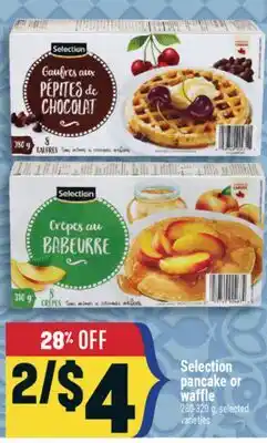 Marché Adonis Selection pancake or waffle offer