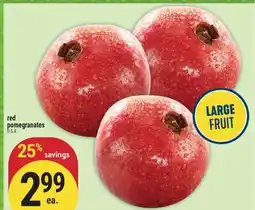 Marché Adonis Red pomegranates offer