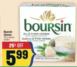 Marché Adonis Boursin cheese offer