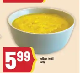 Marché Adonis yellow lentil soup offer