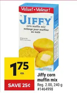 Giant Tiger Jiffy corn muffin mix offer