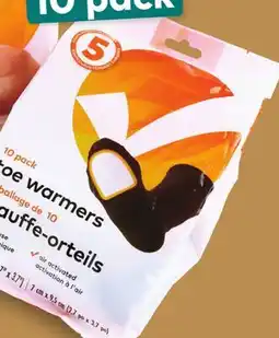Giant Tiger Toe warmers offer