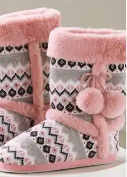 Giant Tiger Women's slipper booties offer
