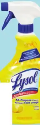 Giant Tiger Lysol cleaner offer