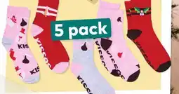 Giant Tiger Women's 5 pack licensed socks gift set offer
