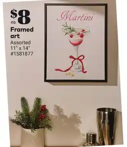 Giant Tiger Framed art offer